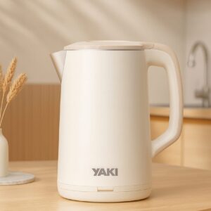 Bouilloire Yaki 2.5 Litres Electrique Beige