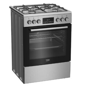 Cuisinière Beko 4 Feux 60x60 A Gaz Inox