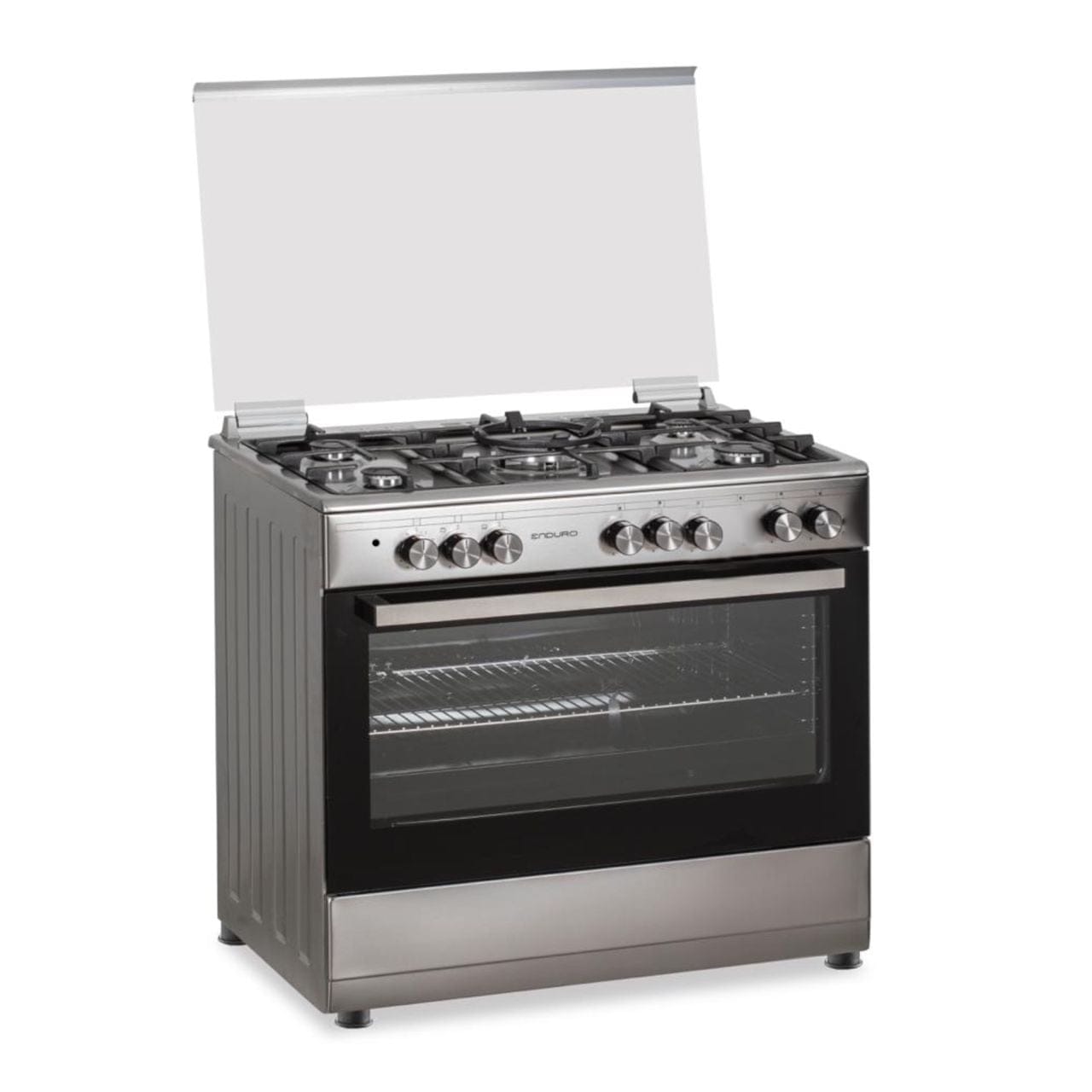 Cuisinière Enduro 5 Feux 90X60 + Grill A Gaz Double Boutton