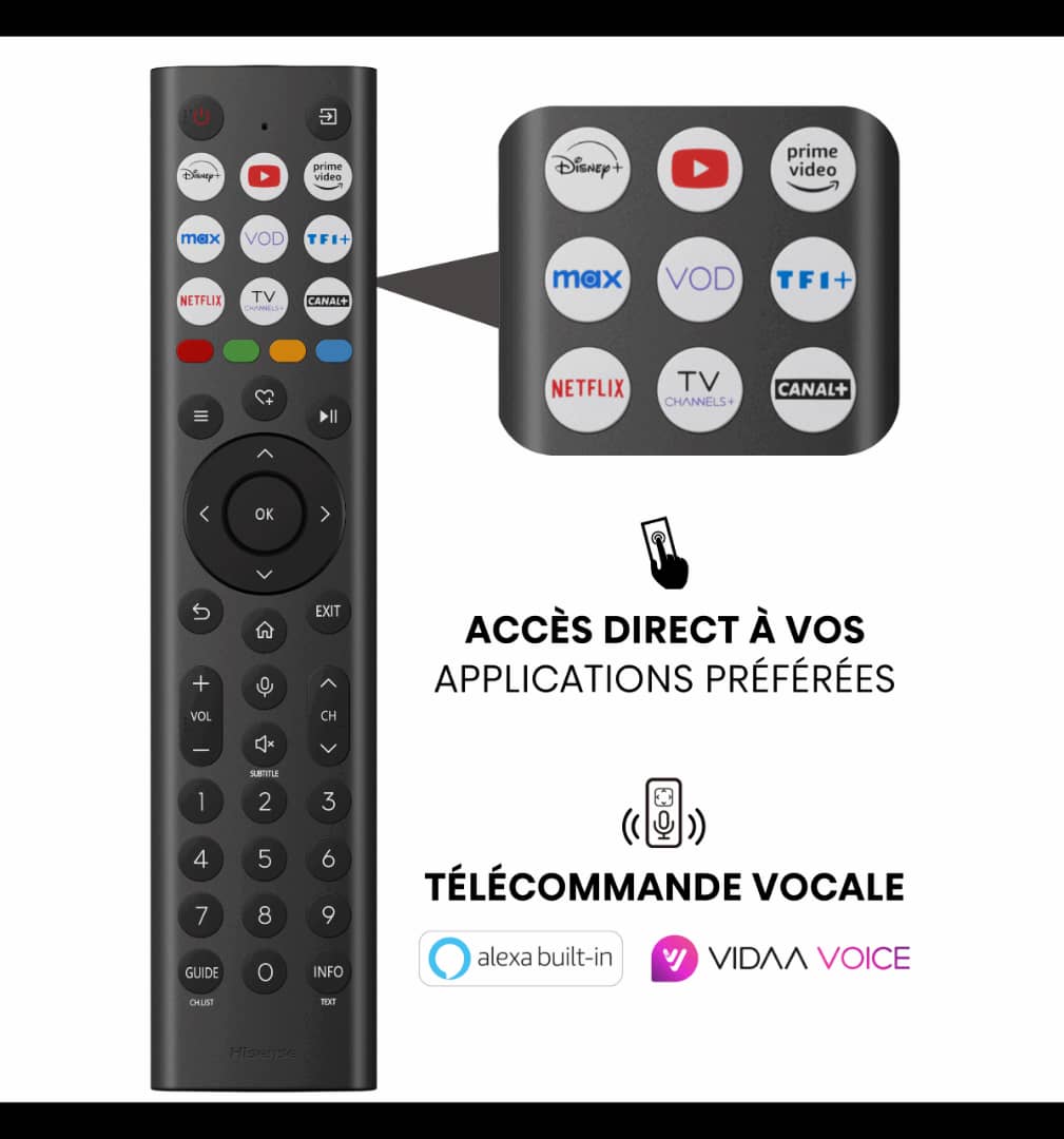 Téléviseur Hisense 50" Led Smart Vida UHD – Image 2