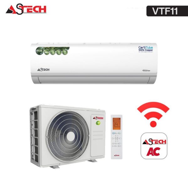 Climatiseur Astech 9000Btu 1.25 Cv Inverter + Wifi (Ast09Vtf11Ma)