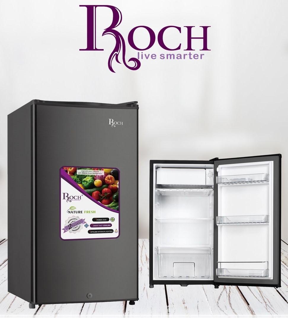 Réfrigérateur ROCH Bar 1 Porte Gris 85 Litres