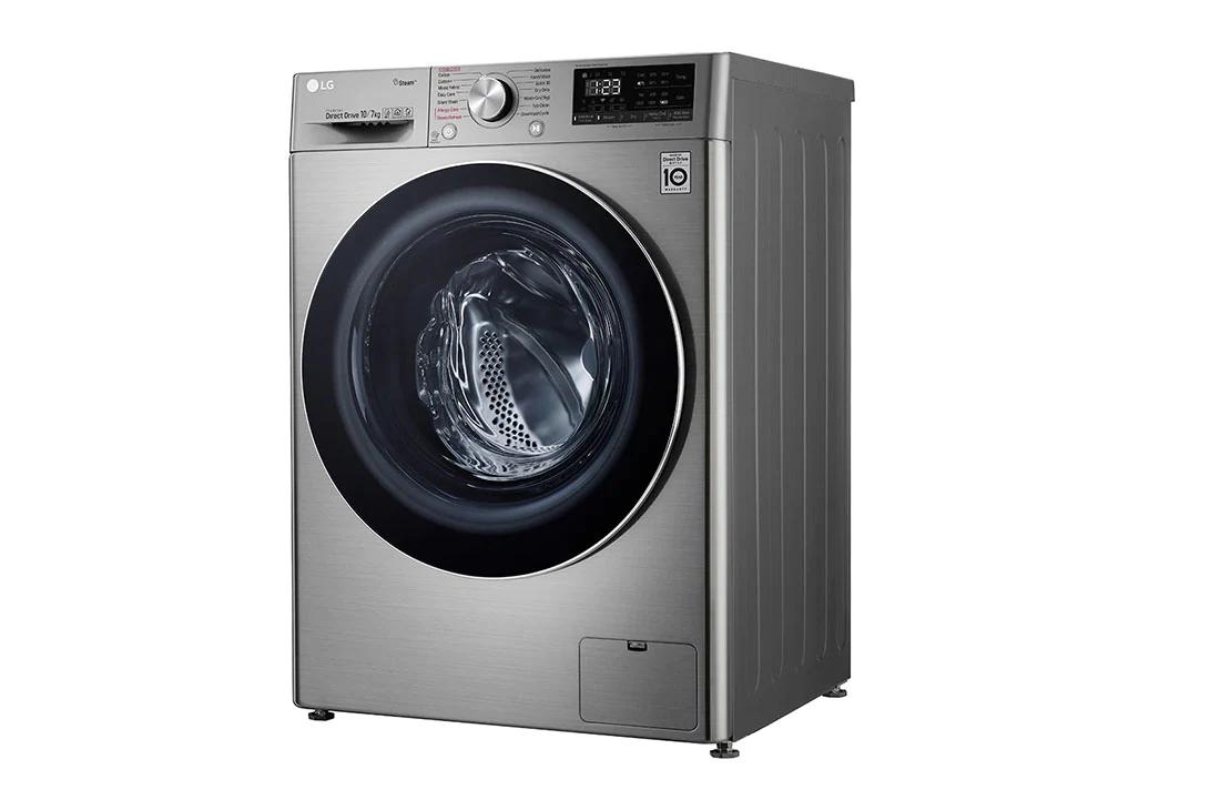 Machine À Laver LG 10KG/7KG Séchage Gris F4V5RGP2T