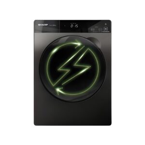 Machine À Laver SHARP 12KG Pro Inverter Gris Noir